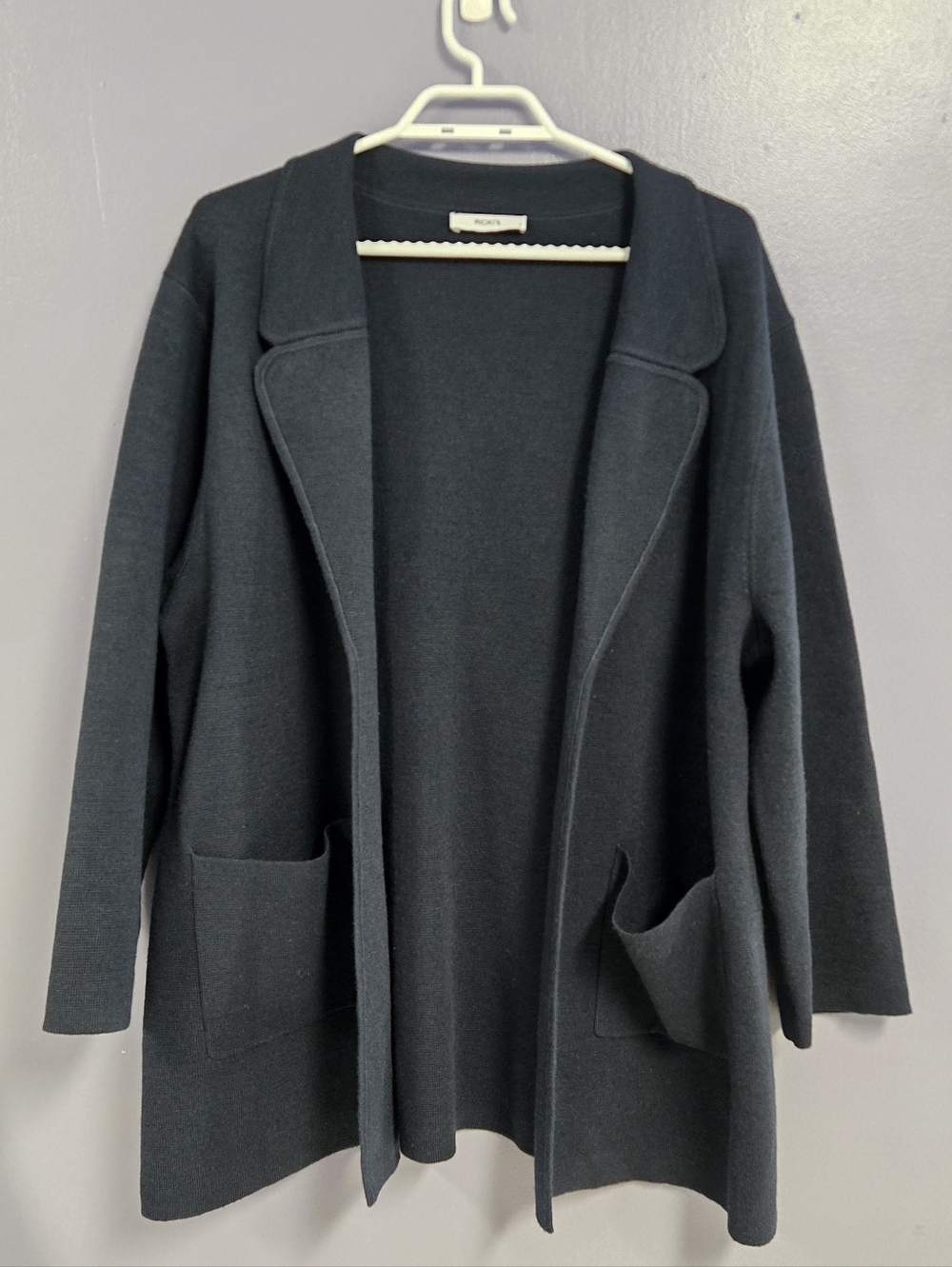 Ricki's Open Front Navy Blue Cardigan Women's Size L